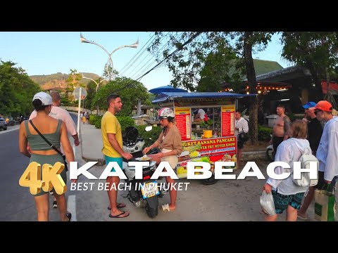 [4K 60FPS] Kata Beach Stroll: Serene Wonders Before Sunset | Walking Tour 🌟🚶‍♂️ #KataRevealed