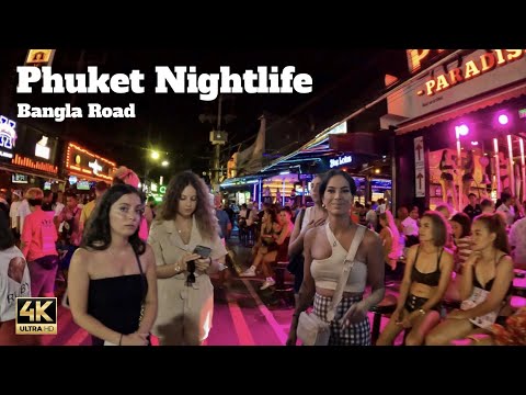 [4K] 🇹🇭 Bangla Road | Phuket Nightlife | Patong Beach | Walking Street | Tourist Place | 4K UHD