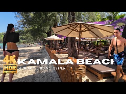 [4K HDR] Discover Hidden Gems | Kamala Beach Walk 4K Thailand Walking Tour | Phuket 2024💦