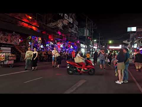 4K | Today Nightlife Walking Street Bangla Road Phuket | Thailand Mai 2023
