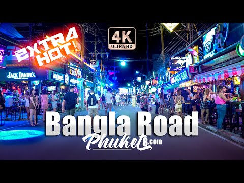 Bangla Road | December 21 2021 | Patong Beach – Phuket 4K Full Tour