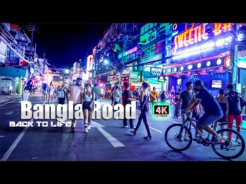 Bangla Road | December 9 2021 | Patong Beach – Phuket 4K Full Tour