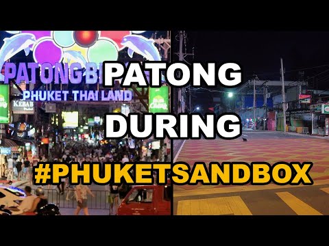 Bangla Road During Phuket Sandbox | Patong, Phuket, Thailand | July 2021 (4K Ultra HD 60 FPS)