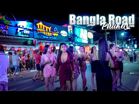 Bangla Road | January 15 2022 | Patong Beach – Phuket 4K Full Tour