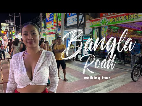 Bangla road today, a lot of beautiful hot ladies in the bars , something hot in the end of video.