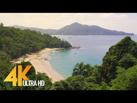 Beautiful Phuket Beaches in 4K (Ultra HD) – Urban Relax Video from Thailand (with Music ) – 1.5 HRS