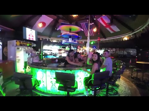 Crazy Night Bars In Phuket Thailand 4K HDR DJI Video