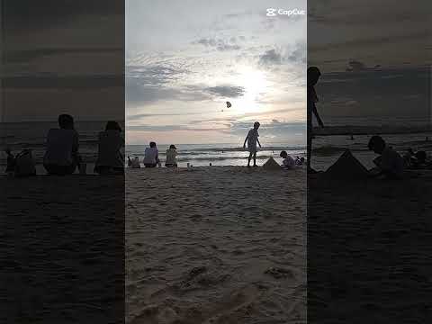 "Dreamy Patong Beach Sunset & Sand Castle Magic | Phuket Vibes 🌅✨ #ThailandAdventures"#fun