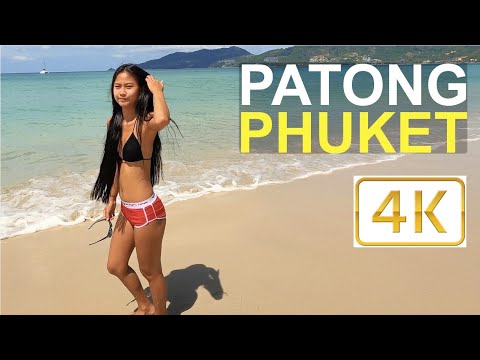⁴ᴷ PATONG Beach Walk, Almost EMPTY!! | Phuket Thailand【4K】2021