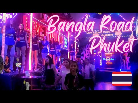 【4K】Bangla Walking Street 🇹🇭 | Phuket City Nightlife | Patong Beach, Thailand Tour in 2022