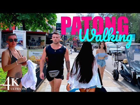 【4K】🇹🇭  Phuket 2023  Patong Beach 🏝  – Amazing Mood and Thai Ambience  [WALK]