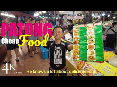 【4K】Phuket Patong Beach Food Markets – Cheap and Delicious!