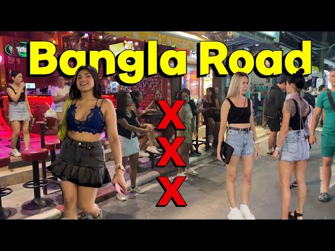 【🇹🇭 4K】Bangla Road Night Walking Tour Patong Phuket 2023