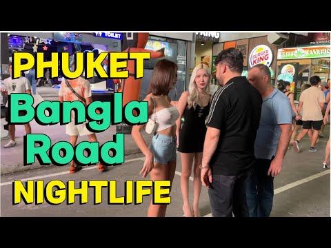 【🇹🇭 4K】Bangla Road Patong Phuket Thailand Night Life