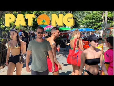 【🇹🇭 4K】Phuket 2022 Patong Beach Friendly, Beautiful and Stylish People in Patong – Walking