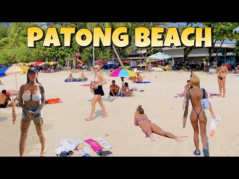 【🇹🇭 4K】Phuket 2023 Walking Tour – Patong Beach Thailand