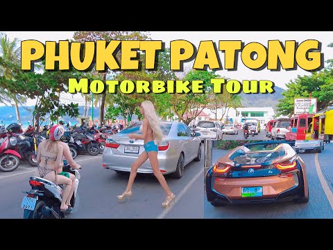 【🇹🇭 4K】Phuket Motorbike Tour | Ride Patong Adventure Thailand