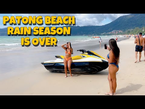 【🇹🇭 4K】Phuket Walking Patong Beach | No More Rains