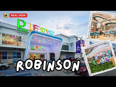 [🇹🇭 4K HDR ] Exploring Robinson Mall in Phuket, Thailand |  shopping in Phuket 2024 [Walking Tour]