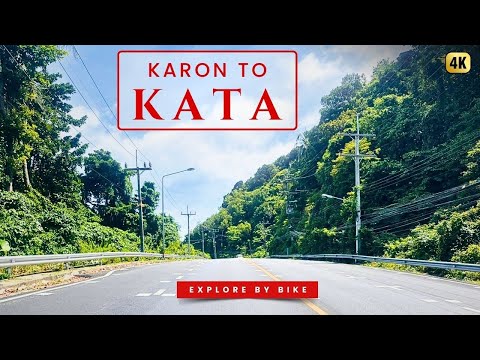 [🇹🇭 4K HDR] Karon to Kata | Thailand Street View | Driving in Thailand | Thailand Road Trip | Phuket