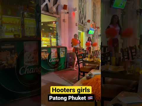Hooters girls Patong Phuket #thailand #vlog