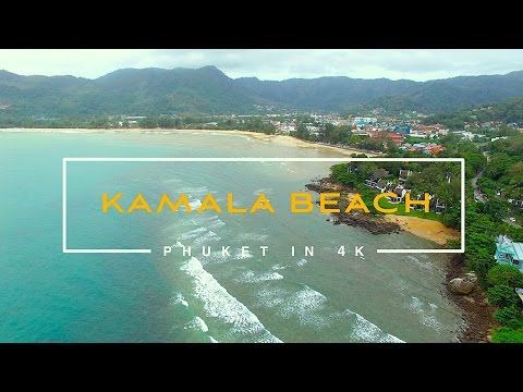 Kamala beach. Phuket. Thailand. October 2016. 4k video