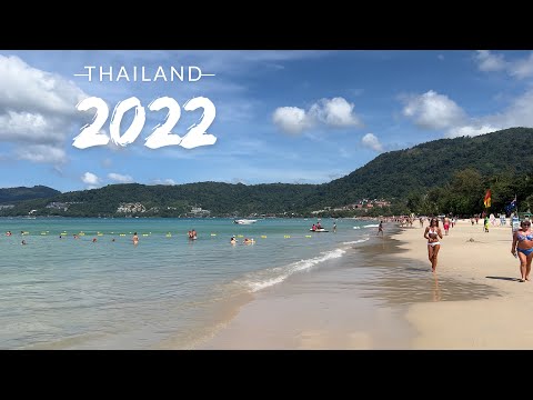 Karon & Patong Beach, Phuket, Thailand, December 2022, 4k