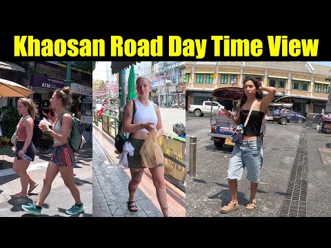 Khaosan Road Bangkok Day Time View | Bangkok Thailand |ep-96