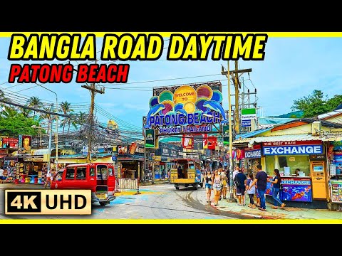 PATONG 4K 🇹🇭 DAYTIME PHUKET 2023, THAILAND WALKING TOUR 4K UHD 60FPS