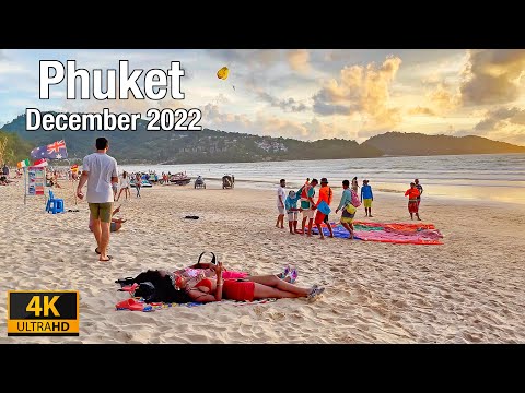 PATONG BEACH Phuket December 2022 – Phuket Thailand 2022 – 4K Walking Tour