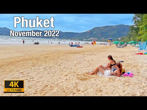 PATONG BEACH Phuket November 2022 – Phuket Thailand 2022 – 4K Walking Tour