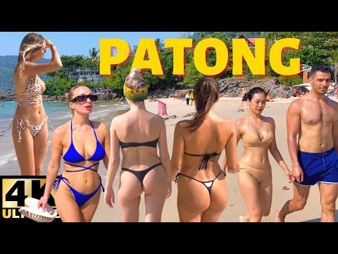 Phuket Patong Beach: Walking Along Paradise [4K]