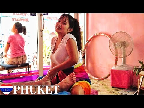 PHUKET THAI MASSAGE GIRLS INTERACTIONS & HAPPY MASSAGE BANGLA ROAD