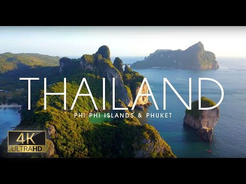Thailand 4K Long Video of  Phi Phi Islands & Phuket