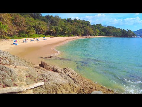 Walk on Laem Sing Beach, Phuket, Thailand [4K]