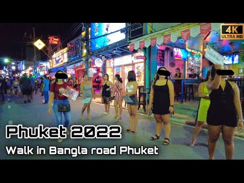 Bangla road Phuket – night life [ Virtual tour / night walk ]