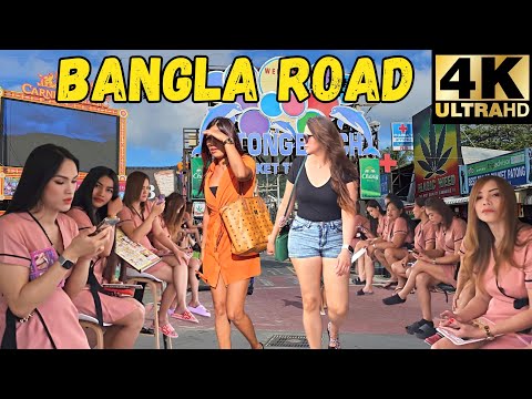 Exploring Patong Beach and Bangla Road – Phuket, Thailand [4K]