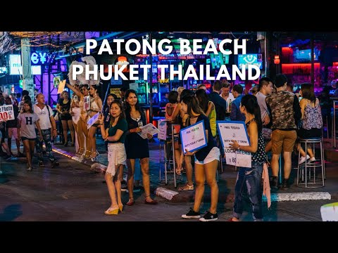 Patong Beach Bangla Road Phuket Thailand 🇹🇭 Short Tour