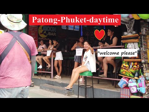 Patong Phuket, Bangla Road daytime walk